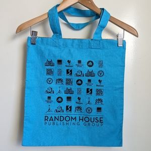 🆕 Random House Publishing Group Bantam Dell Delacorte Dial Press Blue Tote Bag